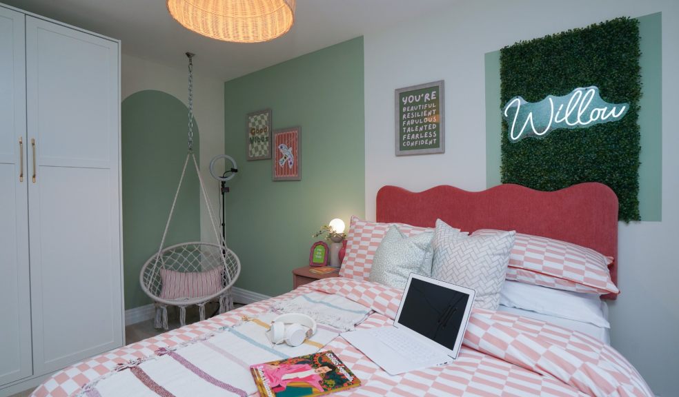 3. An Instagrammable teen’s room features in the show home at Willow Grange in Exeter