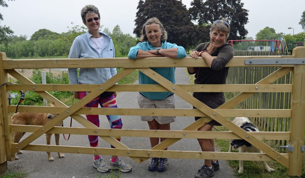 Women Can organisers Jo Earlam Pauline Beare Peg Wiseman