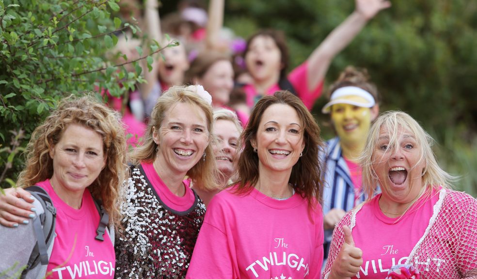 Women having fun at the Twilight Walk