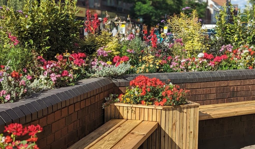 Wooden Benches on Sidwell Street