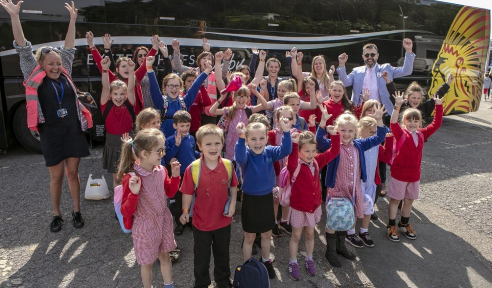 Wynstream School celebrate winning the Prince of Wales Award 2018 at Devon County Show