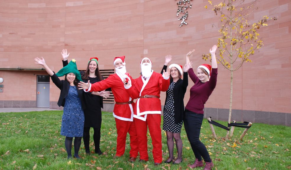 YPN members get into the festive frolics in support of Exeter YMCA