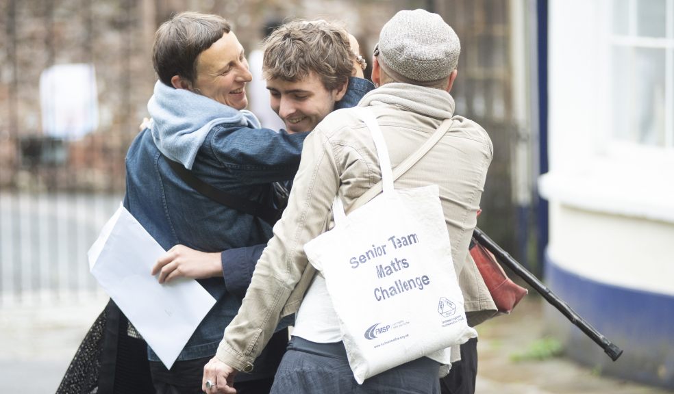 Yannis Wells, from Totnes, got four A star grades and will study pure maths at Trinity College Cambridge