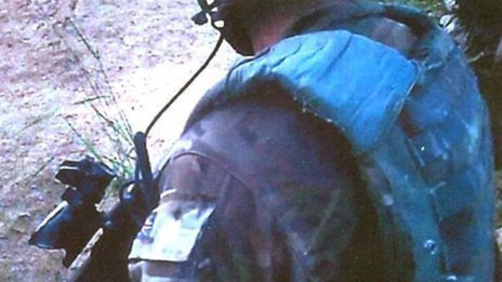 Still image taken from footage released to the court