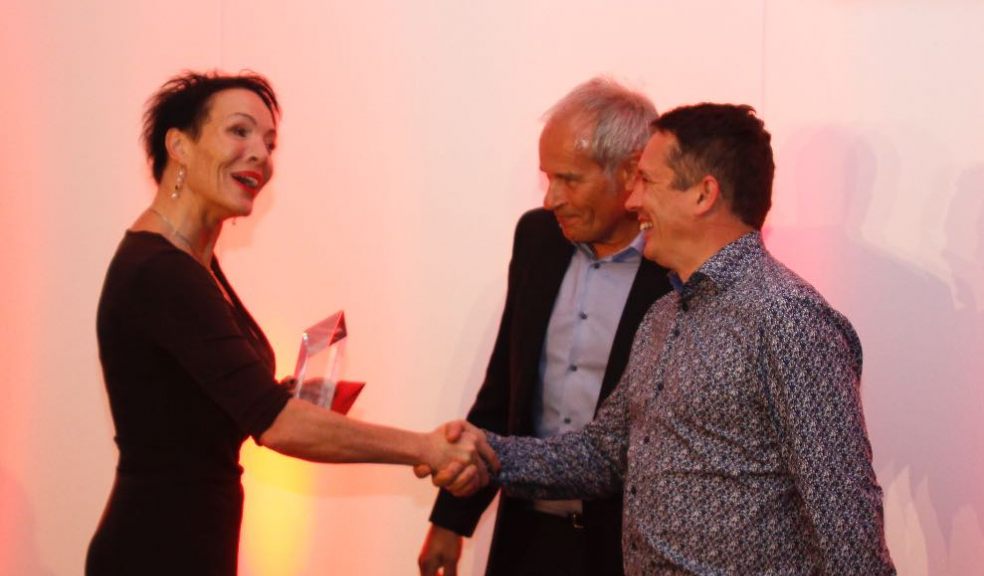 Nexus Managing Director, Stuart Wilson, and Operations Director, John Brett, receiving the award.