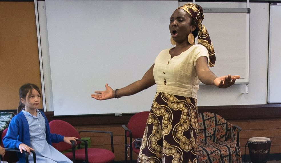 Abimbola Alao at Buckfast Abbey