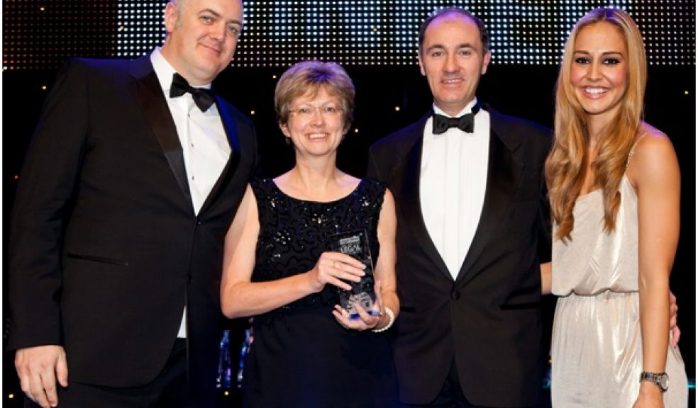 Picture shows (from left to right): Dara O’Briain, host for the evening; Liz Allen, head of Family Law at Stephens Scown; Graham Murdoch, head of Private Client Law at Stephens Scown; Rhiannon Van Ross, of Legal Week Events