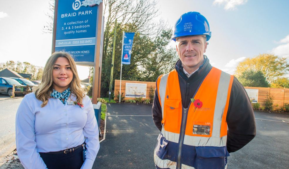 Barratt Homes and David Wilson Homes pay their respects on Remembrance Sunday