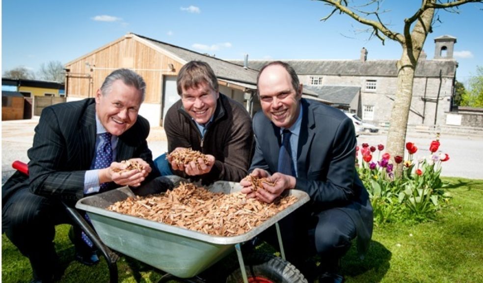 L-R: Lloyds TSB Commercial Relationship Manager Patrick Jenkins, David Cosford Managing Director 5D Group and Henry Cummins Stover School Director of Finance and Operations.