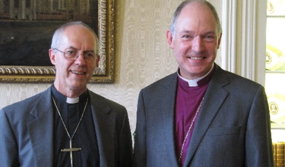 Bishop Robert with the Archbishop after the confirmation service. Photo Revd Graham Stones