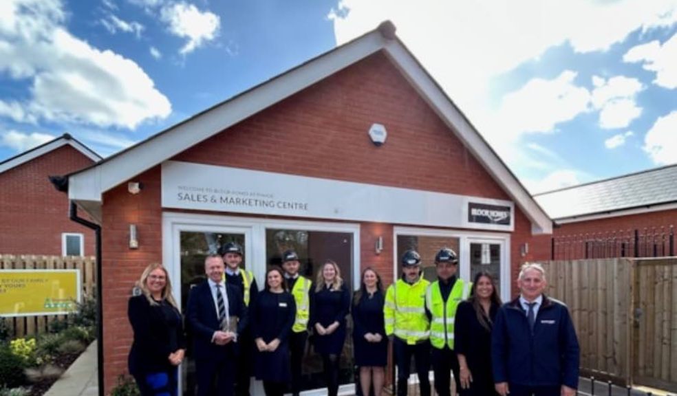 Photo: Top score! The team at Bloor Homes at Pinhoe has achieved 100% customer satisfaction in an independent survey by NHBC