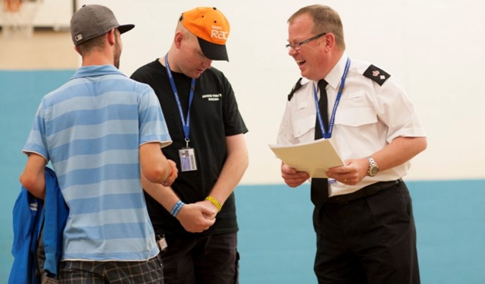 Paul Davies with service users