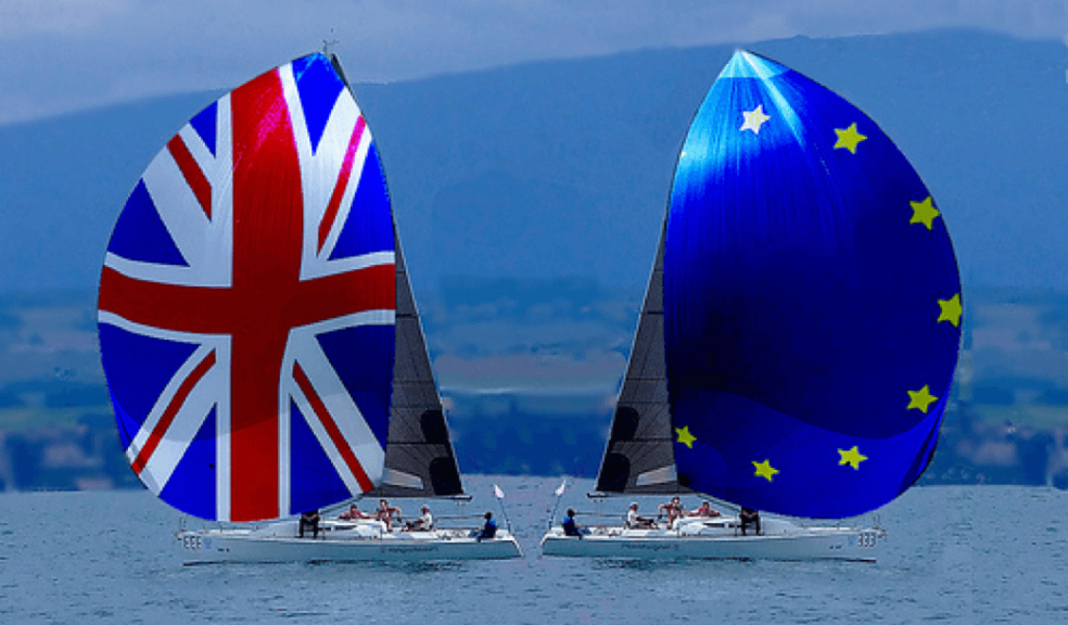 "Brexit sailing apart - bon voyage" (CC BY 2.0) by muffinn / https://www.flickr.com/photos/mwf2005/33604158301/