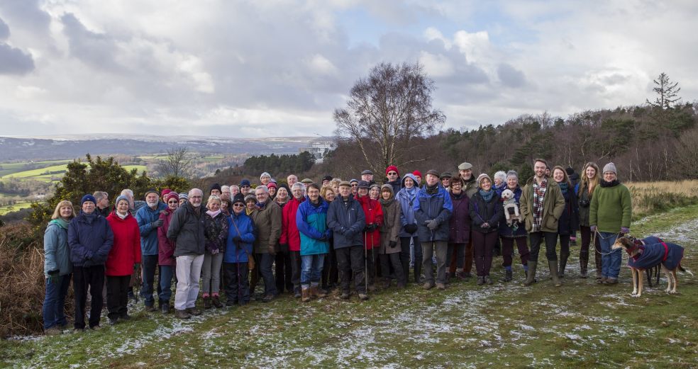 Group shot on winter walk. Image: Paul Moody.