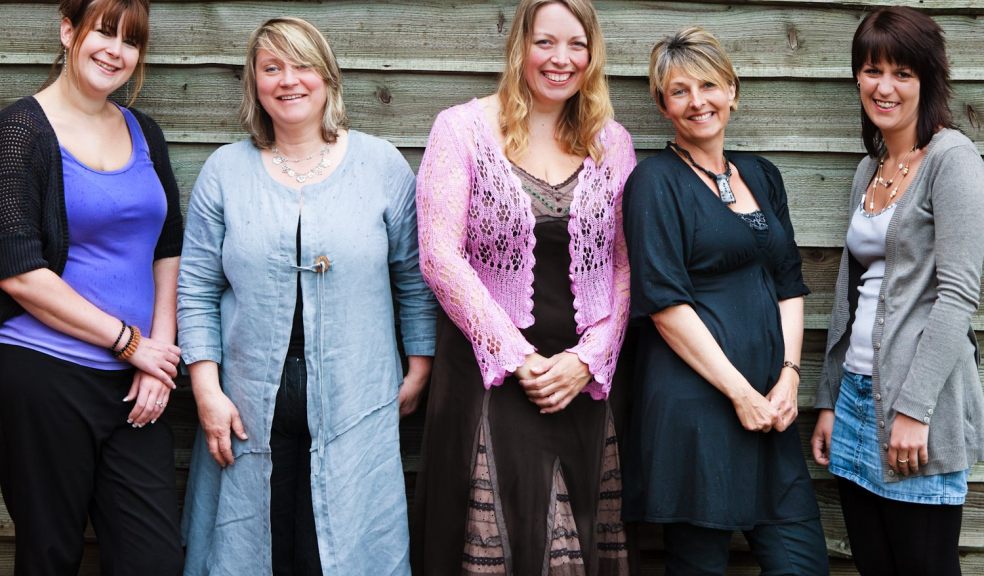 Designhers, left to right: Catherine Date, Amanda Randell, Tina Parkes, Julie Collins and Donna Cann