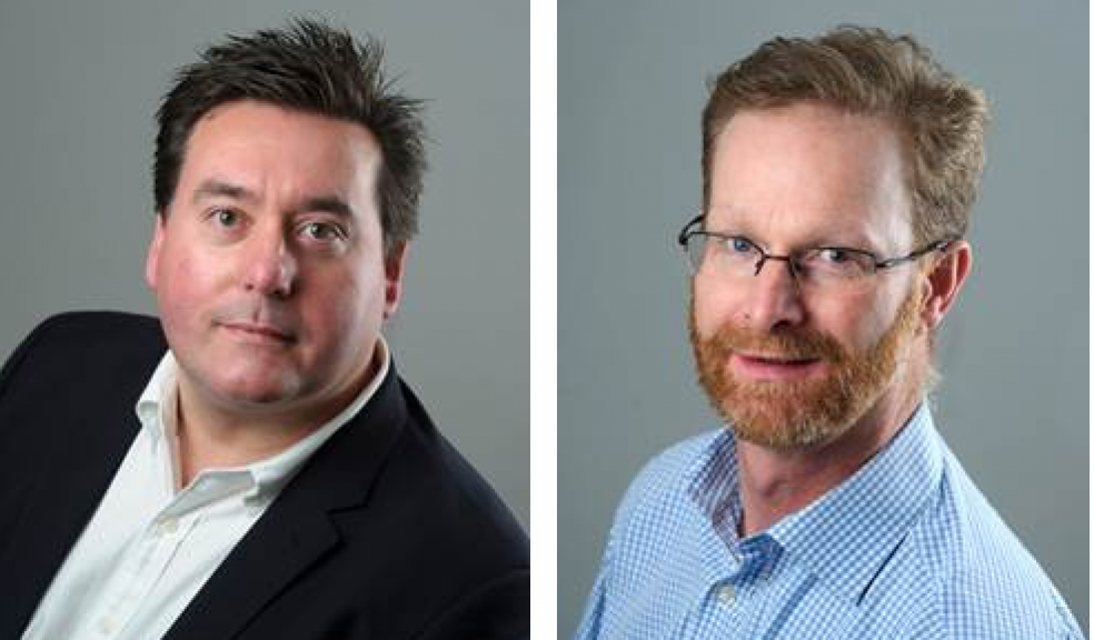 Dean Mayer (left) and Stuart Nicol.
