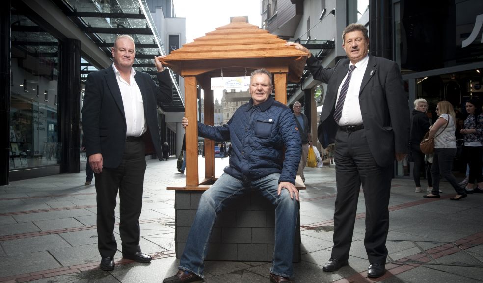 Left to right: Mike Copp (Build Care Plus LTD Jeff Merrett (Dream-A-Way) and Andy Littlejohns (Princeshay).
