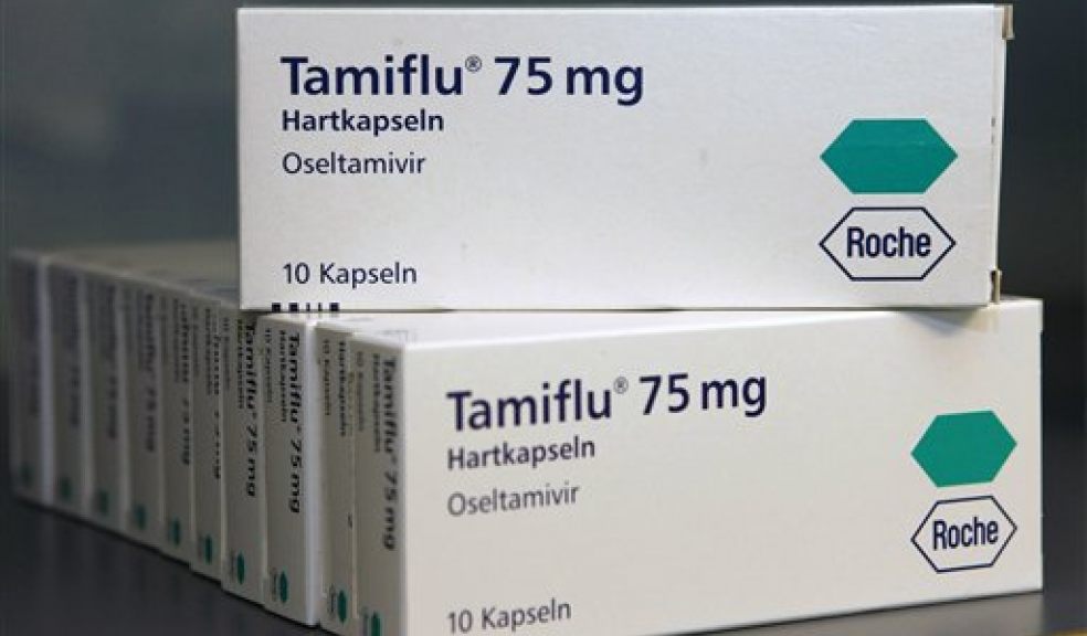 FILE - In this April 28, 2009 file photo packages of the medicine Tamiflu by Swiss pharmaceutical company Roche are seen in Stuttgart, southern Germany. A leading British medical journal is asking the drug maker Roche to release all its data on Tamiflu, claiming there is no evidence the drug can actually stop the flu. The drug has been stockpiled by dozens of governments worldwide in case of a global flu outbreak and was widely used during the 2009 swine flu pandemic. On Monday Nov. 12, 2012, one of the researchers linked to the BMJ called for European governments to sue Roche. (AP Photo/Thomas Kienzle, File)
