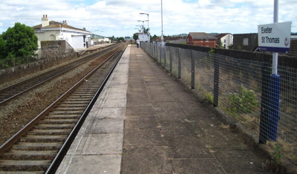 St Thomas Railway Station © copyright Nigel Thompson and licensed for reuse under this Creative Commons Licence.
