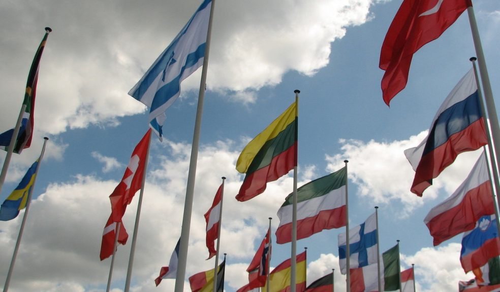 Europe flags