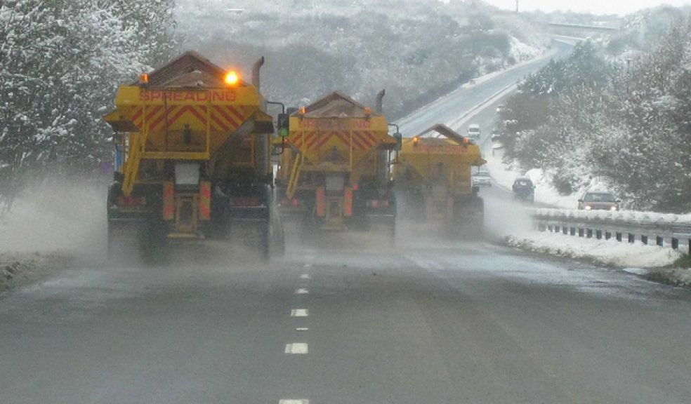Gritters out on Devon's roads as snow and ice forecast ...