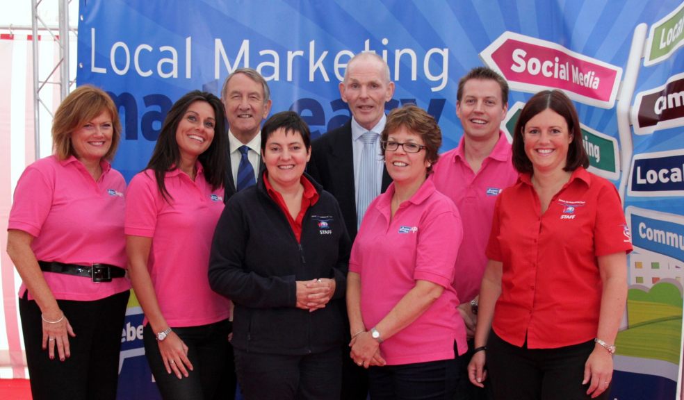 Glen King (Glen King PR), Michelle Downey (Head of thebestof), Derek Philips (Vice-Chairman Exeter Chamber of Commerce), Hélena Holt (CEO DAAT), Tim Jones FRICS (Chairman, Heart of the South West Local Enterprise Partnership), Linda Bennett (Managing Director, thebestofexeter), Dave Barr (Business Gives Back Expo), Caroline Creer (Fundraising Director DAAT). Photo: Jonathon Bosley