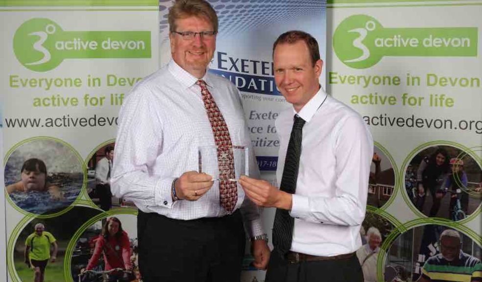 swcomms’ company secretary Harry Langley presenting an award at last year’s event