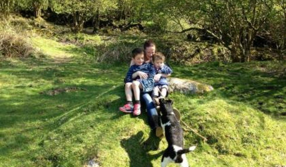 Katherine Hooper with her sons