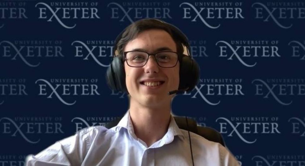 Exeter university student Brian Evans.