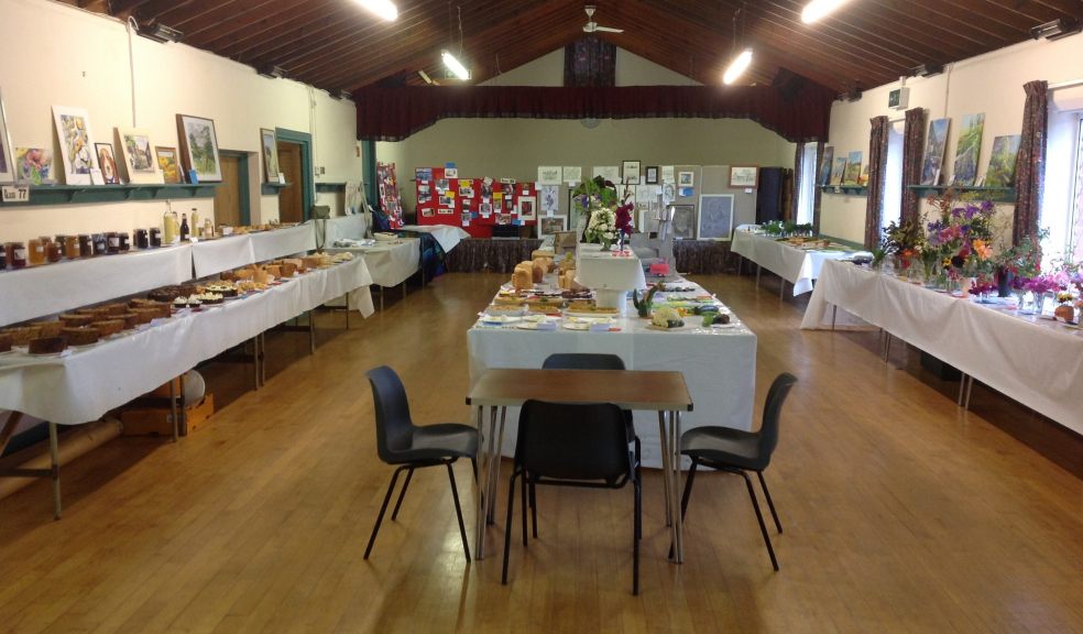 The hall ready for visitors