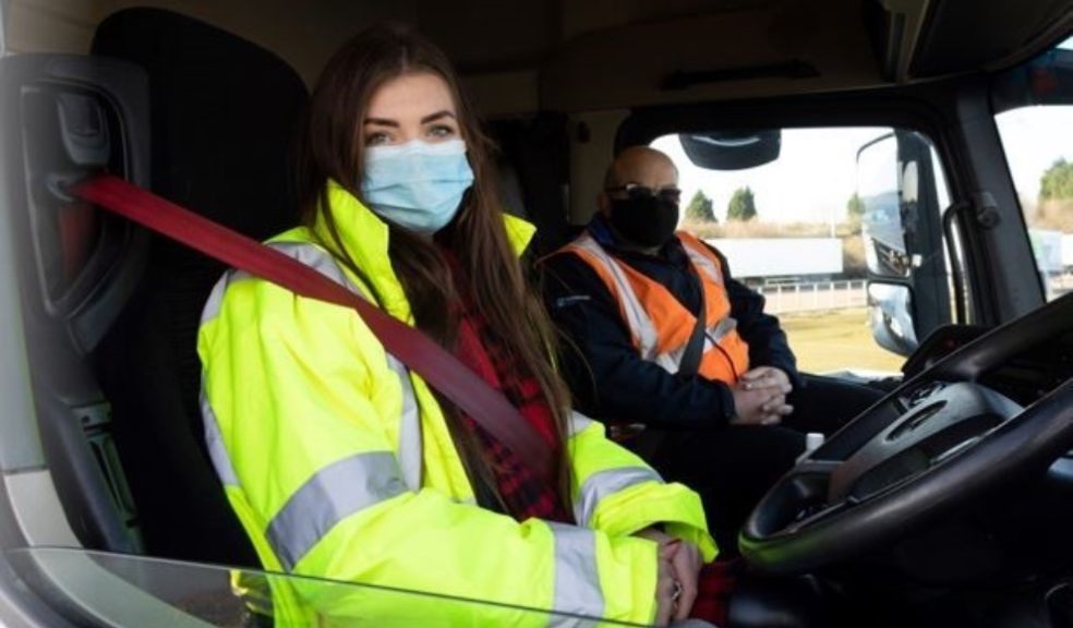 Learner Amy Chambers (left) with Instructor Steve Bragg