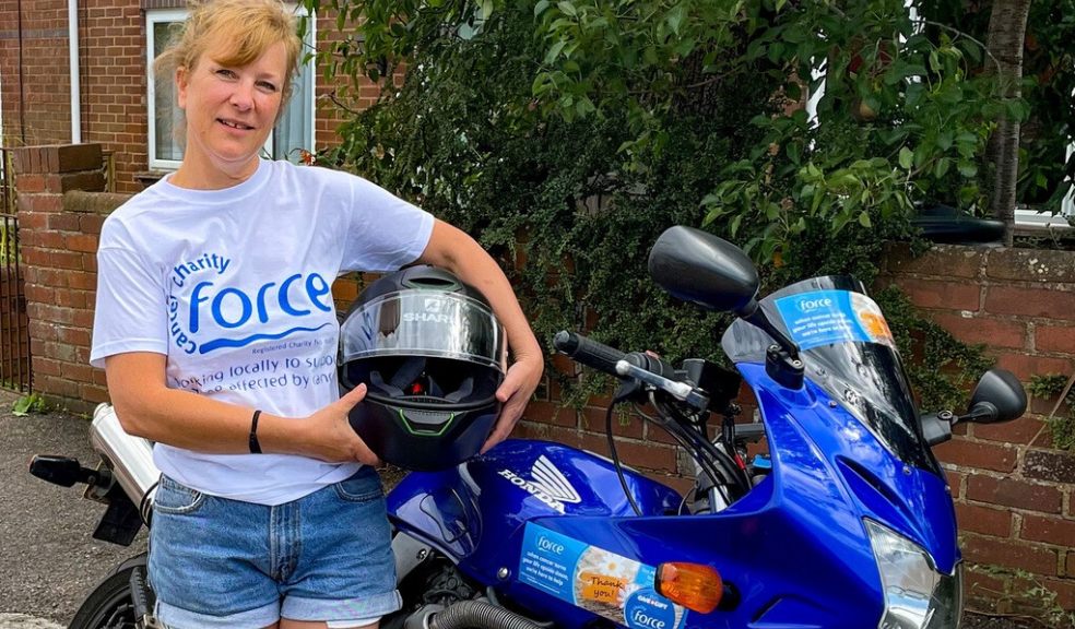 Kate West set for her fundraising ride for FORCE Cancer Charity