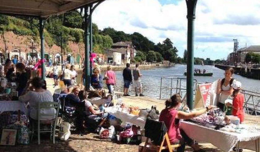 Inside Outside Craft Market on Sunday at Exeter Quay