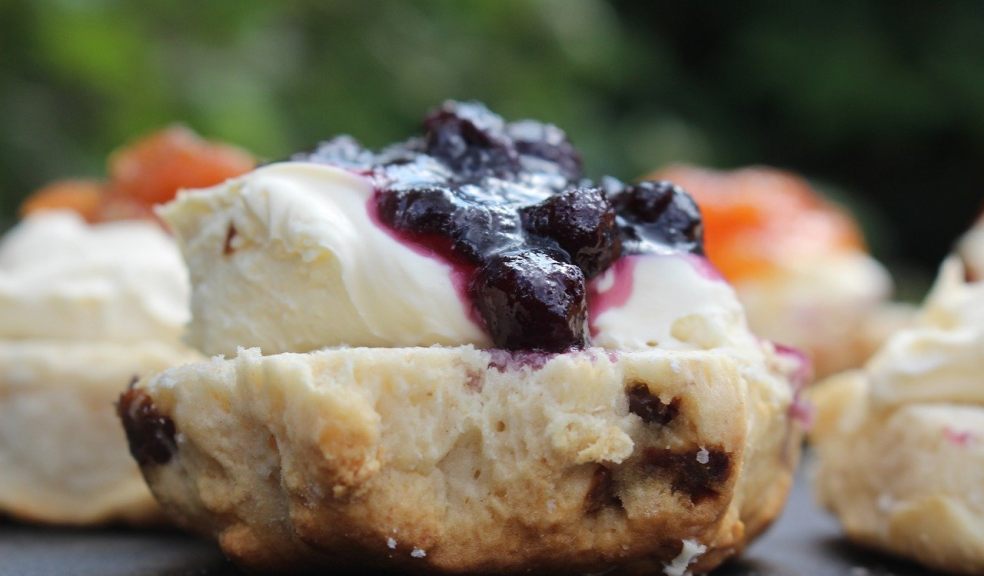 Serve your scones warm with lots of cream and jam