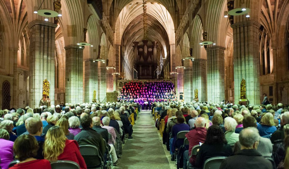 La La Choirs performing to a sell-out Cathedral audience at the 2015 CLIC for Christmas concert. Photo credit : Chris Horrill Photography