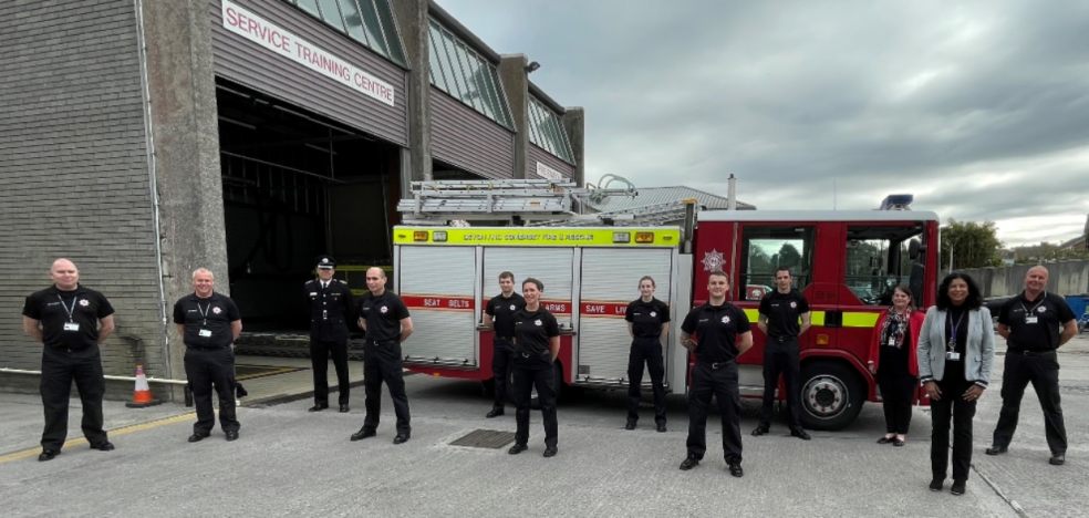 Devon and Somerset on-call firefighters make history