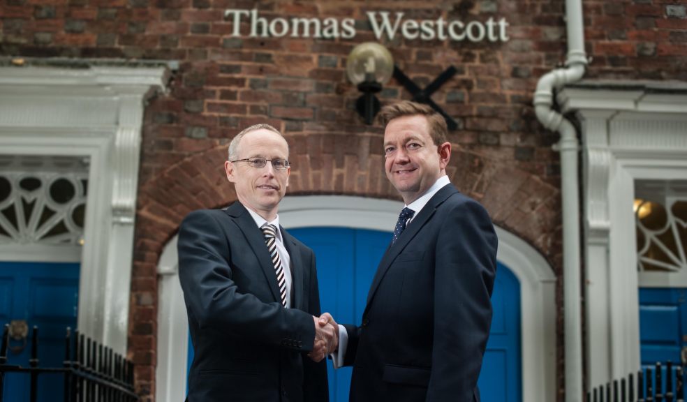 Paul Churchill (left) with Iain Andrews