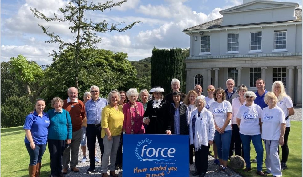 Supporters of FORCE Cancer Charity gathered at Perridge House near Exeter at the kind invitation of The High Sheriff of Devon, Lady Lucy Studholme