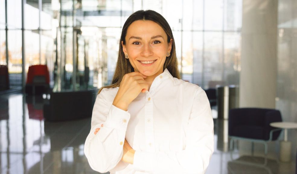 smiling business woman