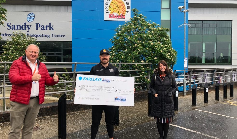 Online Auction helps to raise £13,000 for NHS Charity Exeter Chiefs
