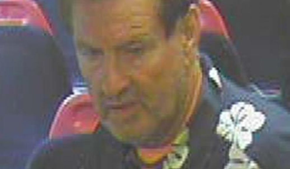 Police would like to speak to this man after a girl was touched inappropriately at Exmouth station