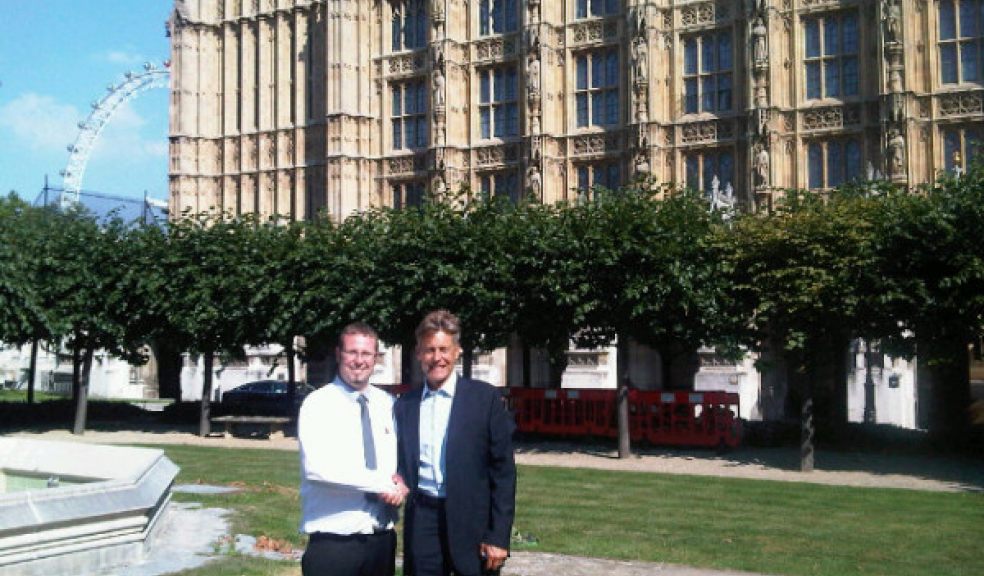 Darren Robotham meeting Ben Bradshaw MP