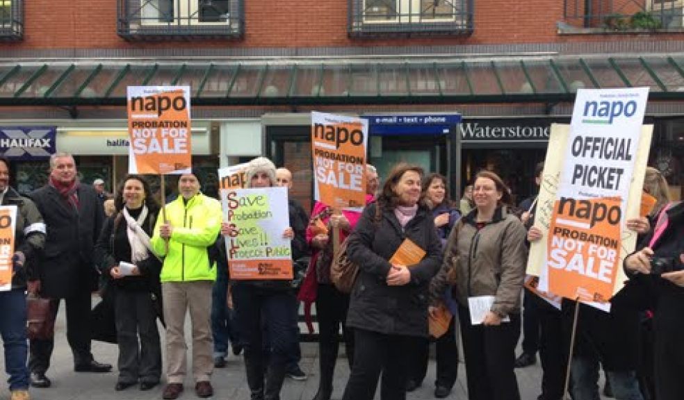 Strike action last year