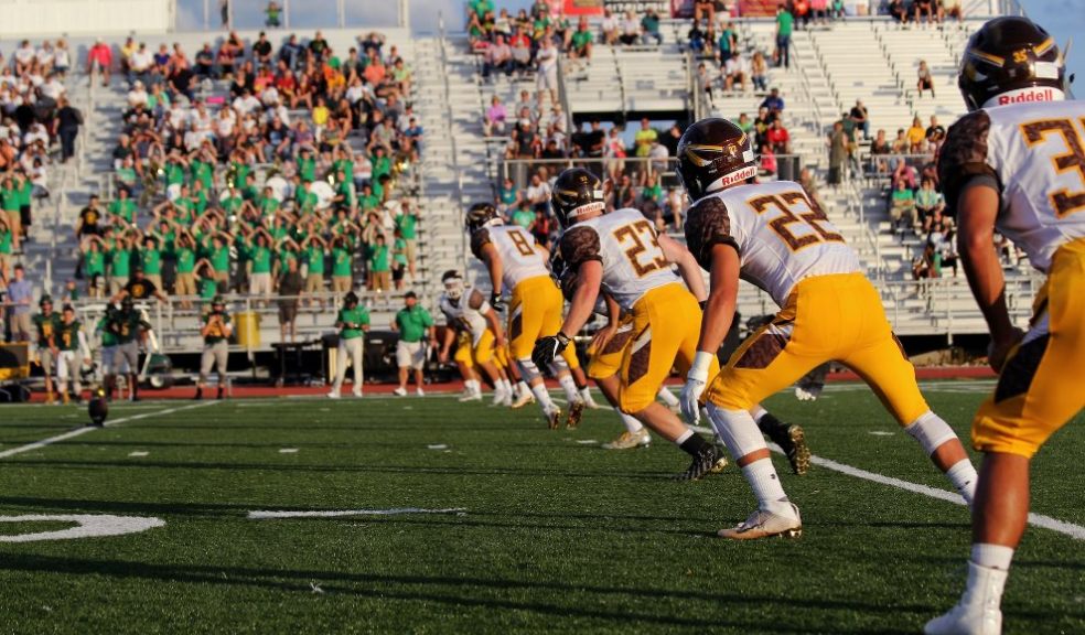 Football game photo during daytime