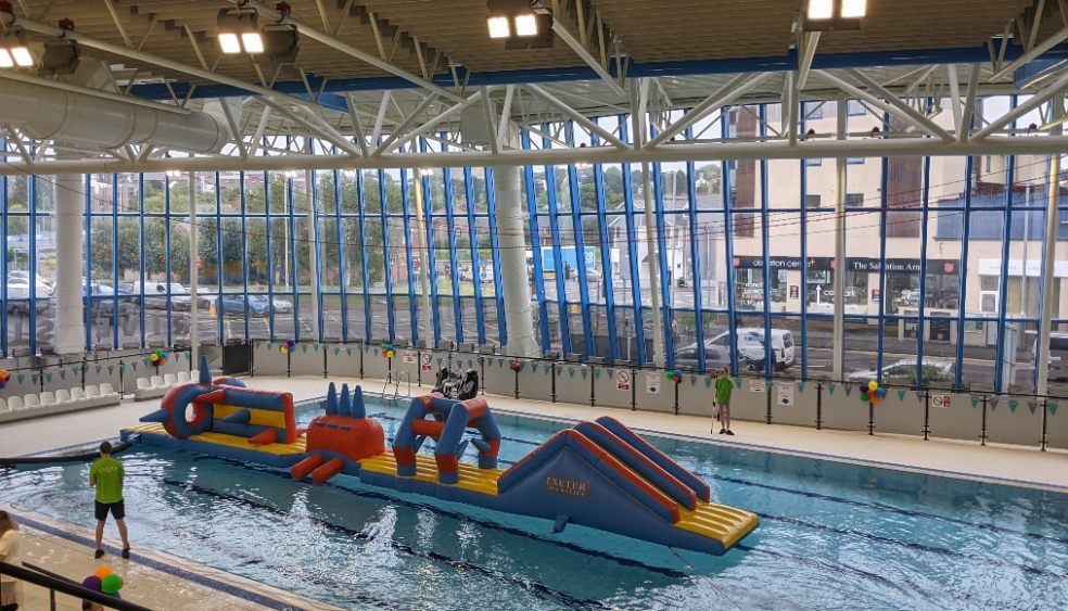 The refurbished Riverside Leisure Centre, Exeter. Photo: LDRS