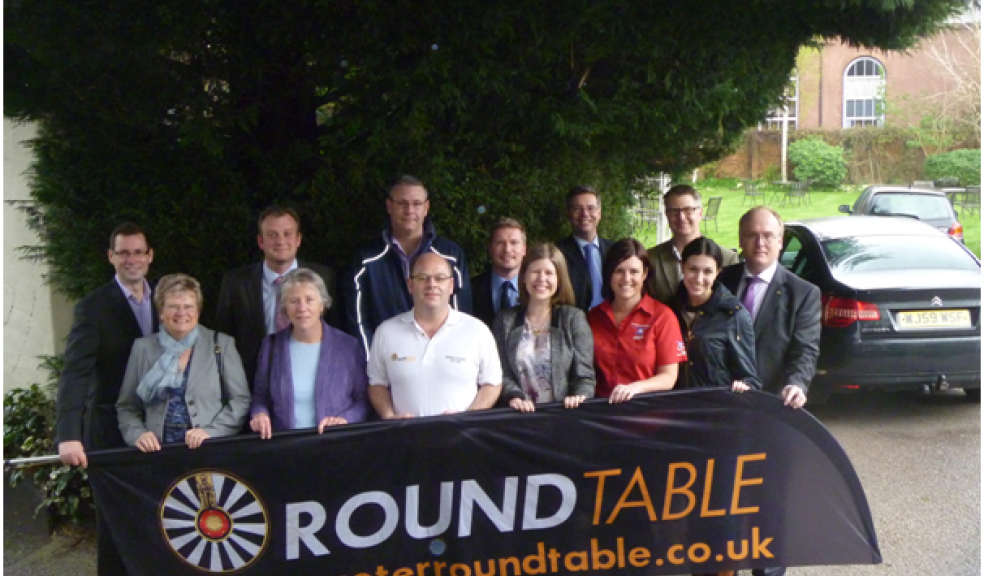 Top row: Roger Squire (ERT); Alan Tilley (Southbrook School); Mark Hartley-Norton (Devon Contract Waste, on behalf of Kibera in Need); Mike Davies (ERT) ;Mark Richardson(ERT) ; Phil Roberts (St Loyes Foundation) Bottom row: Maureen Stone (St Thomas Methodist Church); Sue Collins (St Thomas Methodist Church); Simon Young (ERT); Alison Butts (South West Water on behalf of the Prince’s Trust); Caroline Creer (Devon Air Ambulance Trust); Eve Di Bartolo (Devon Air Ambulance Trust); Richard Kaye (ERT)