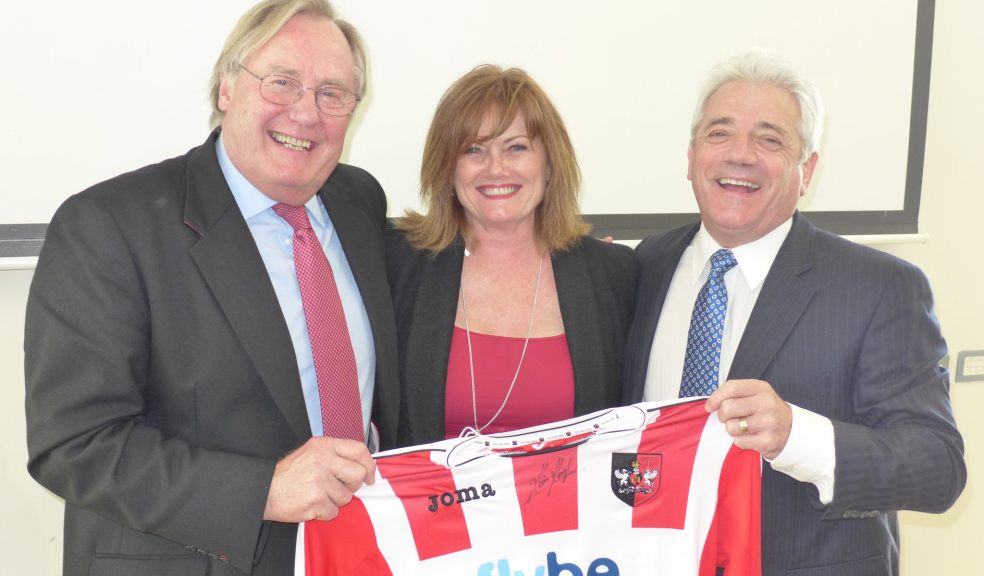 David Duckham MBE, PR consultant Glen King and Kevin Keegan OBE