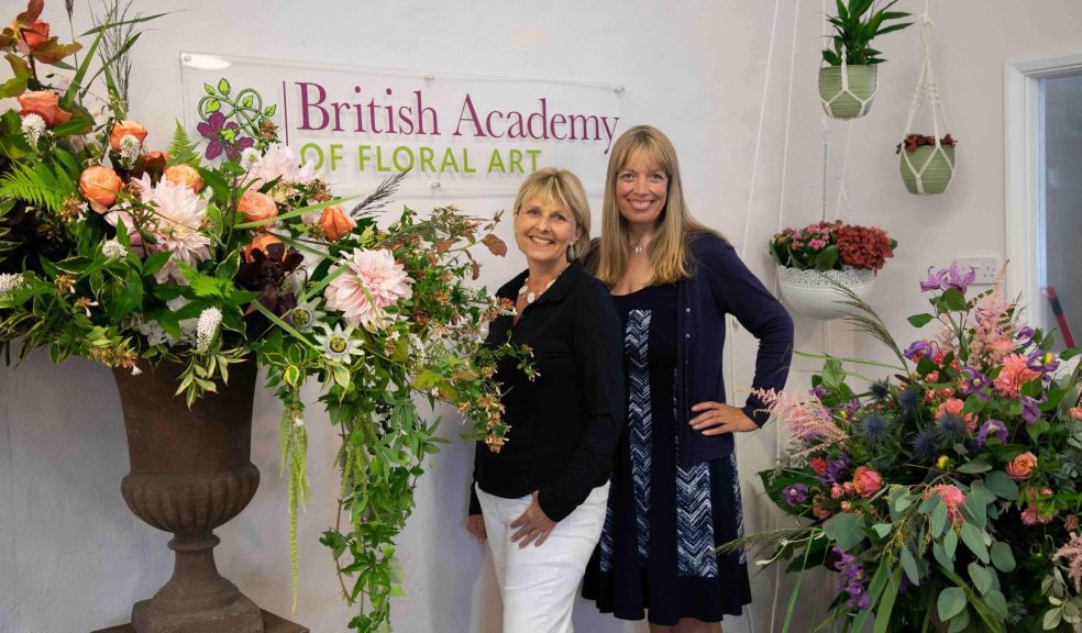 Julie Collins  & Tina Parkes Master Florists British Academy of Floral Art 