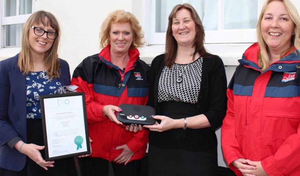 Manager Amy Gilbert, Mobile Support Officer Elaine Firth, Team Leader Sue Hodges and Operator Thelma Clarke.