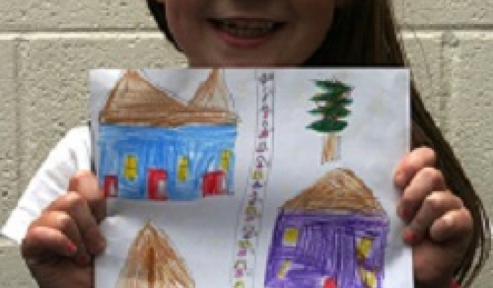 Sasha Body, age 6, from South Molton Infants School, who’s winning design featured on all the Big Christmas Festival publicity for 2013.
